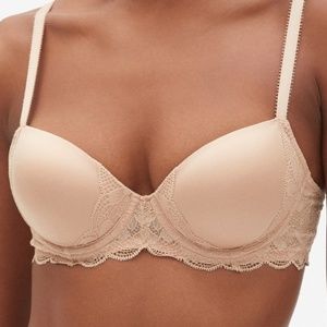 NWT Love by Gap Pretty Lace Demi Bra